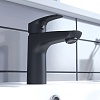 RAYBL00i01 Ray смеситель для умывальника черный, Iddis