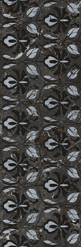 Плитка KM3090B0150R Тубкаль чёрный глянцевый обрезной 30x89,5x0,9, Kerama Marazzi (Керама Марацци)