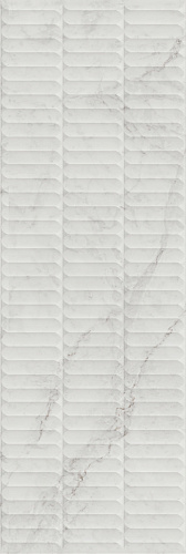 Плитка KM3090B0160R Тубкаль белый глянцевый структура обрезной 30x89,5x1,05, Kerama Marazzi (Керама Марацци)