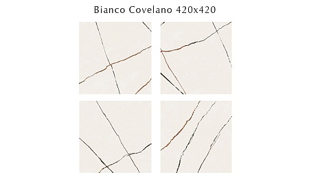 508123001 Bianco Covelano (Бья́нко Ковеллáно) плитка д/пола 42х42, Eletto (Azori)