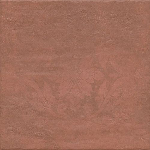 Керамогранит KM4040G0071N Хадду красный матовый декорированный 40,2x40,2x0,8, Kerama Marazzi (Керама Марацци)