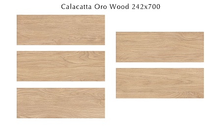 508131101 Calacatta Oro (Калакáтта Óро) Wood плитка для стен 24,2х70, Eletto (Azori)