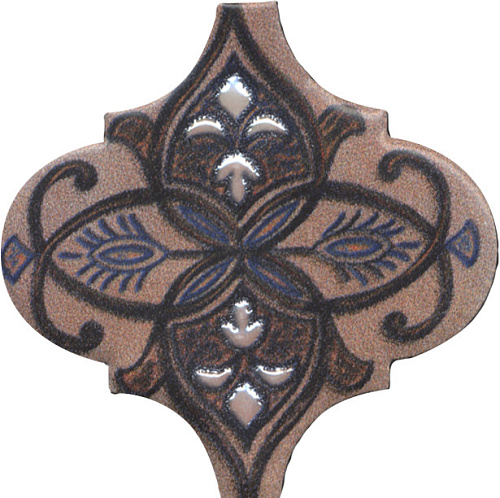 Панно KMP3STA011M6X Арабески Марокко 2 (из 6 частей 6,5x6,5) 10x25x6,9, Kerama Marazzi (Керама Марацци)