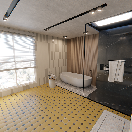 Коллекция фальш-октагона из керамогранита 60х60, Keramark (Керамарк)