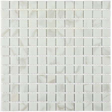 Mia white (matt) мозаика стеклянная 30х30, Bonaparte (Бонапарт)