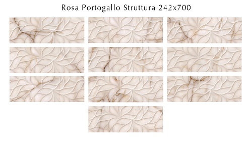 508391101 Rosa Portogallo (Ро́за Портогáлло) Struttura плитка для стен 24,2х70, Eletto (Azori)