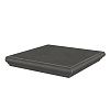 Ступень KM4040G0041NGTA угловая Хадду серый тёмный матовый 34x34x0,8, Kerama Marazzi (Керама Марацци)