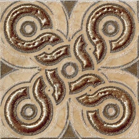 761561 Коста (Kosta) глянцевый декор д/пола 7,2х7,2, Pieza ROSA