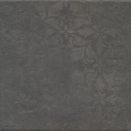 Керамогранит KM4040G0091N Хадду серый тёмный матовый декорированный 40,2x40,2x0,8, Kerama Marazzi (Керама Марацци)