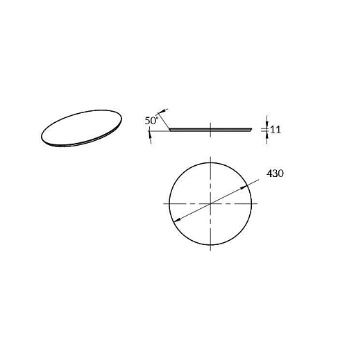 CO4.SG567402R\431 Спец.изделие декор. CONO из керамогранита Ониче, бежевое, Керама Марацци