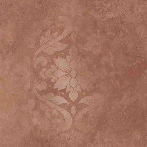 Керамогранит KM4040G0071N Хадду красный матовый декорированный 40,2x40,2x0,8, Kerama Marazzi (Керама Марацци)