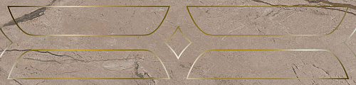 Бордюр KMB3STA010BR Ифран бежевый светлый глянцевый обрезной 60x14,5x0,9, Kerama Marazzi (Керама Марацци)