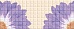 504051101 Mariscos (Марискос) Mosaic Floris Lila фиолетовый мозаика 20,1х50,5, Azori