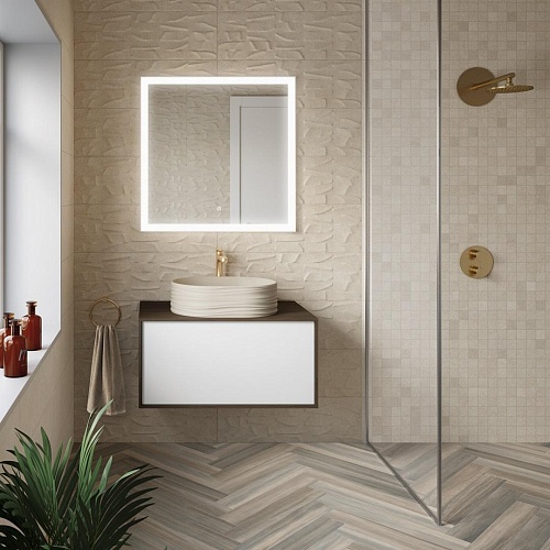 SA.wb.50\SAN Раковина ARTBASIN Sabbia накладная 50, песочная матовая , Kerama Marazzi