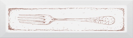 NT\C26\9001 (NT\С26\2882) Гамма Fork карамель декор 28,5х8,5, Керама Марацци