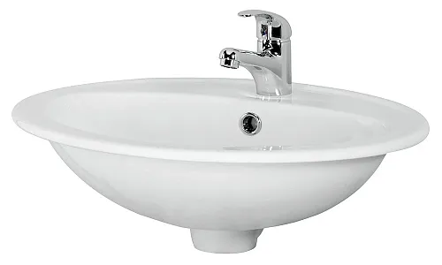 Раковина в столешницу CALLA 54 1 отв., белый UM-Cl/1, Cersanit