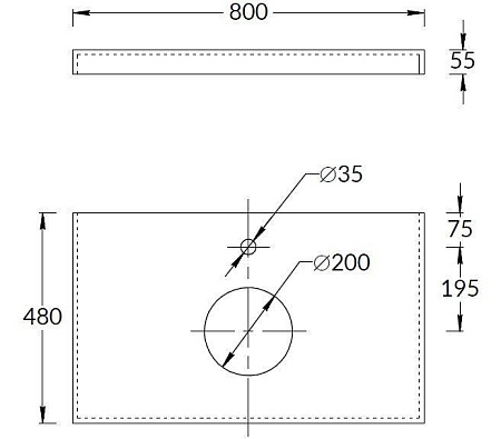 CN80,DL501300R Спец, изделие декор, из керамогранита Роверелла 80х48, серое, Kerama Marazzi