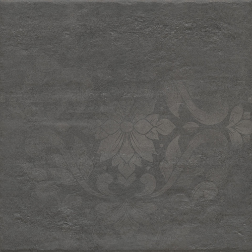 Керамогранит KM4040G0091N Хадду серый тёмный матовый декорированный 40,2x40,2x0,8, Kerama Marazzi (Керама Марацци)