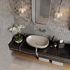 PLR.wb.60\SAN Раковина PLAZA накладная 60, песочный матовый , Kerama Marazzi