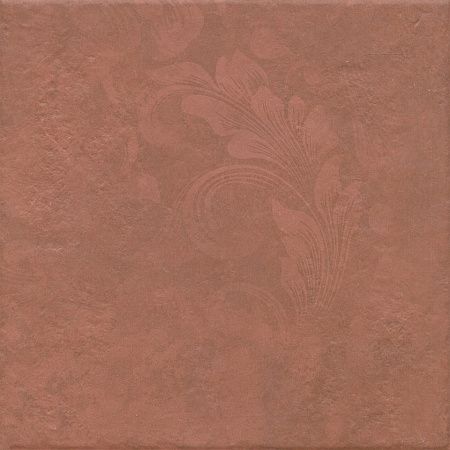 Керамогранит KM4040G0071N Хадду красный матовый декорированный 40,2x40,2x0,8, Kerama Marazzi (Керама Марацци)