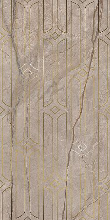 Декор KMD3STA071BR Ифран бежевый светлый глянцевый обрезной 60x119,5x0,9, Kerama Marazzi (Керама Марацци)