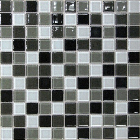 Carbon mix мозаика стеклянная 30х30, Bonaparte (Бонапарт)