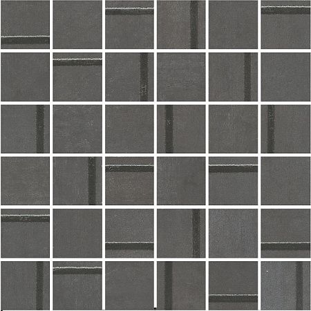 Декор MM13132 Гварди 1 мозаичный антрацит матовый обрезной 30x30x0,9, Kerama Marazzi (Керама Марацци)