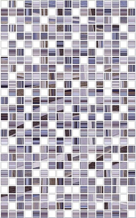 122882 Мозайка нео фиолетовая глянцевая плитка д/стен 25х40, Pieza ROSA