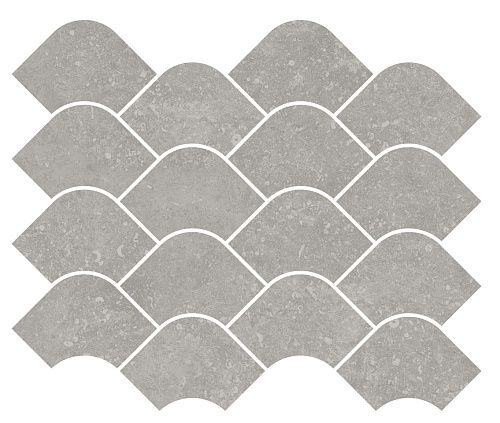 Декор KMD2HID002BR Касабланка наборный серый матовый обрезной 30x25x0,9, Kerama Marazzi (Керама Марацци)