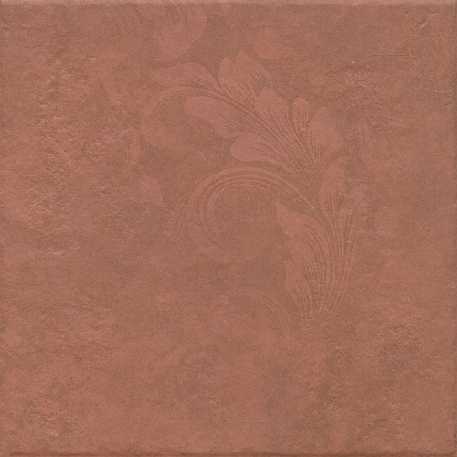 Керамогранит KM4040G0071N Хадду красный матовый декорированный 40,2x40,2x0,8, Kerama Marazzi (Керама Марацци)