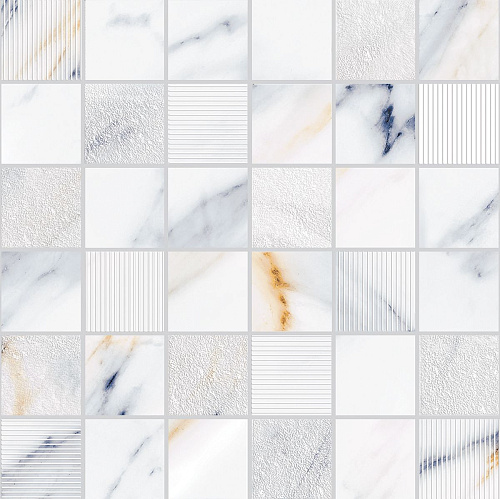 Мозаика 588143003 Calacatta Fantasy (Калакáтта Фэ́нтэзи) Mosaic 30х30, Eletto Ceramica (Элетто Керамика)