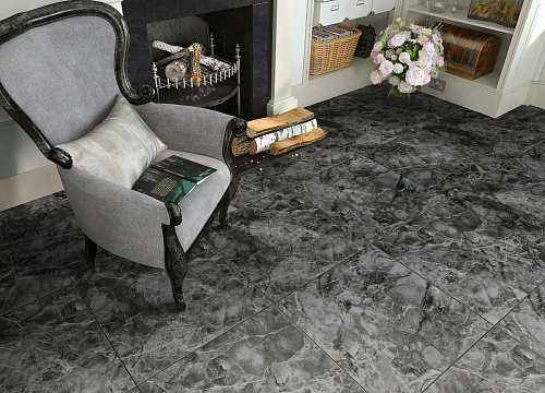 Керамогранит Гранитея G245 Kirety (Киреты) Black 60х60 матовый