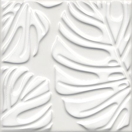 Декор KMD2SFC001BN Агдаль 2 белый матовый структура 15x15x0,9, Kerama Marazzi (Керама Марацци)