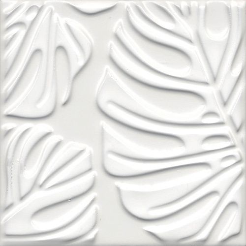 Декор KMD2SFC001BN Агдаль 2 белый матовый структура 15x15x0,9, Kerama Marazzi (Керама Марацци)