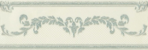 10200000092 Visconti turquoise border 03 глянцевый бордюр 8,5х25, Gracia Ceramica