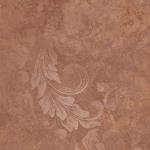 Керамогранит KM4040G0071N Хадду красный матовый декорированный 40,2x40,2x0,8, Kerama Marazzi (Керама Марацци)