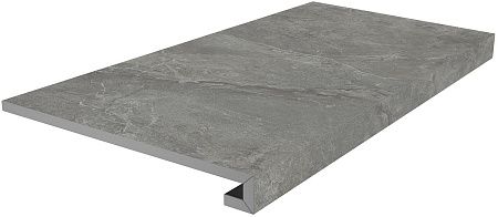 Ступень SG850890R\GCF клееная Риальто серый тёмный матовый 33x80x0,9, Kerama Marazzi (Керама Марацци)
