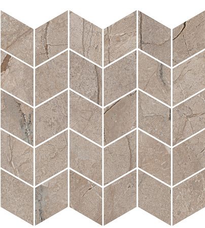 Декор KMD2MSM014BR Ифран мозаичный бежевый светлый глянцевый обрезной 30x31,2x0,9, Kerama Marazzi (Керама Марацци)
