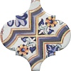 OP\A161\65000 Арабески майолика орнамент 6,5х6,5 декор, Керама Марацци