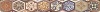 584161001 Navarra (Наварра) Mocca Arabesco коричневый бордюр 50,5х6,2, Azori