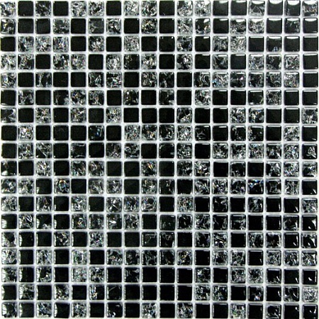 Strike Black мозаика стеклянная 30х30, Bonaparte (Бонапарт)