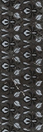 Плитка KM3090B0150R Тубкаль чёрный глянцевый обрезной 30x89,5x0,9, Kerama Marazzi (Керама Марацци)