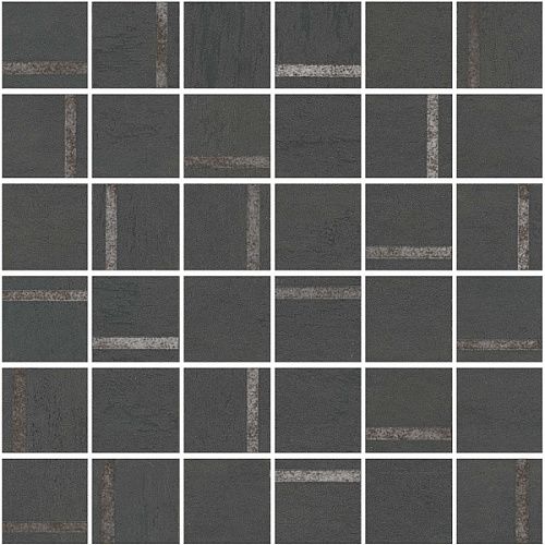 Декор SG640520\MM Гварди 2 мозаичный антрацит матовый обрезной 30x30x0,9, Kerama Marazzi (Керама Марацци)