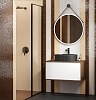 VE.wb.50\BLK.M Раковина ARTBASIN Vento накладная 50, черная матовая , Kerama Marazzi