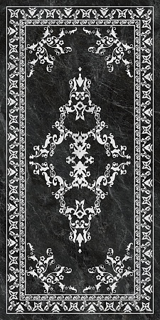 SG592702R Риальто серый темный декорированный лаппатированный КГ 119,5х238,5, Керама Марацци