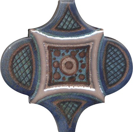 Панно KMP3STA010M6X Арабески Марокко 1 (из 6 частей 6,5x6,5) 10x25x6,9, Kerama Marazzi (Керама Марацци)