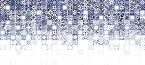 HAG451 Hammam многоцветный рельеф плитка для стен 20х44, Cersanit