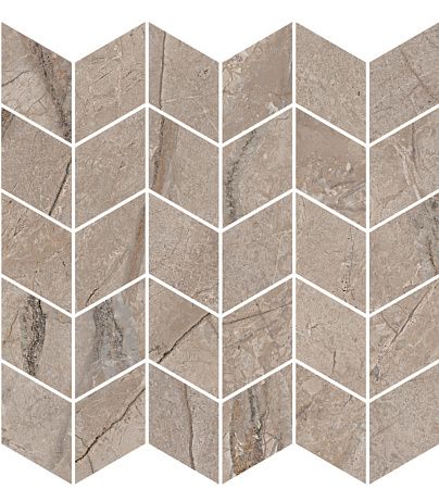 Декор KMD2MSM014BR Ифран мозаичный бежевый светлый глянцевый обрезной 30x31,2x0,9, Kerama Marazzi (Керама Марацци)