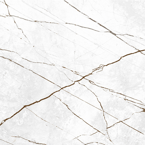 Керамогранит Granite Sandra (Сандра) белый легкое лаппатирование LLR 59,9х59,9, Idalgo (Идальго)