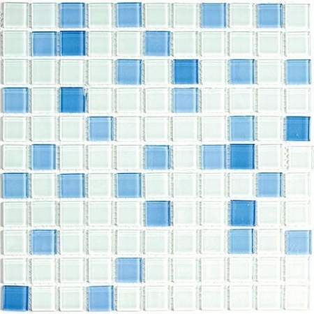 Jump Blue №7 растяжка из стеклянной мозаики 30х30, Bonaparte (Бонапарт)